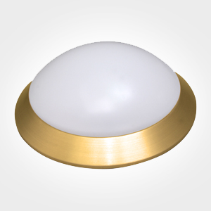 KRYOVER-Downlight de superficie-aluminio dorado-26W