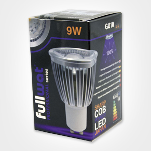 KRYLUX10-PF9 - Lmpara LED casquillo GU10 9W -  FULLWAT - Caja