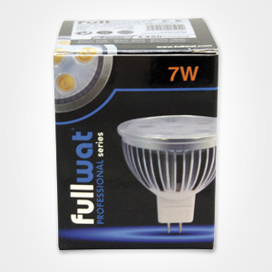KRYLUX16-PF7 - Lmpara LED casquillo GU5.3 (MR16) 7W -  FULLWAT - Caja