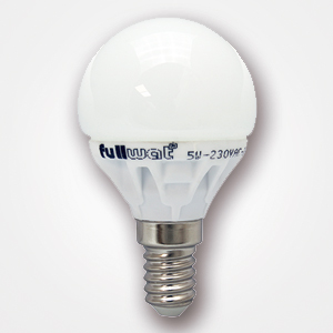 KRYLUX14-SG5 - Lmpara LED tipo globo casquillo E14 - 5W -  FULLWAT - Vista lateral