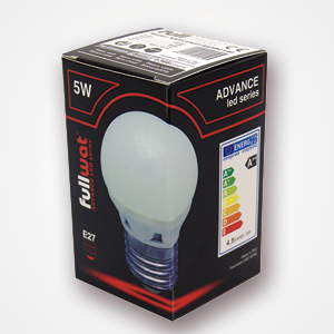 KRYLUX14-SG5 - Mini lmpara LED tipo globo casquillo E14 - 5W -  FULLWAT - Caja