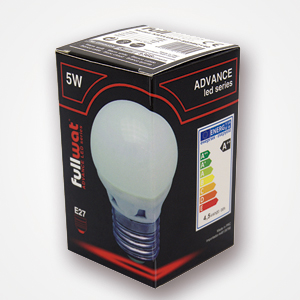 KRYLUX27-SG5 - Mini lmpara LED tipo globo casquillo E27 - 5W - FULLWAT - Caja